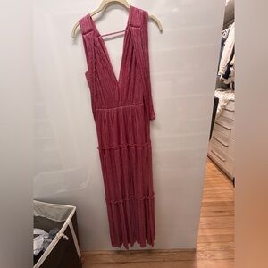 Sabina Musayev Pink Sleeveless Dress